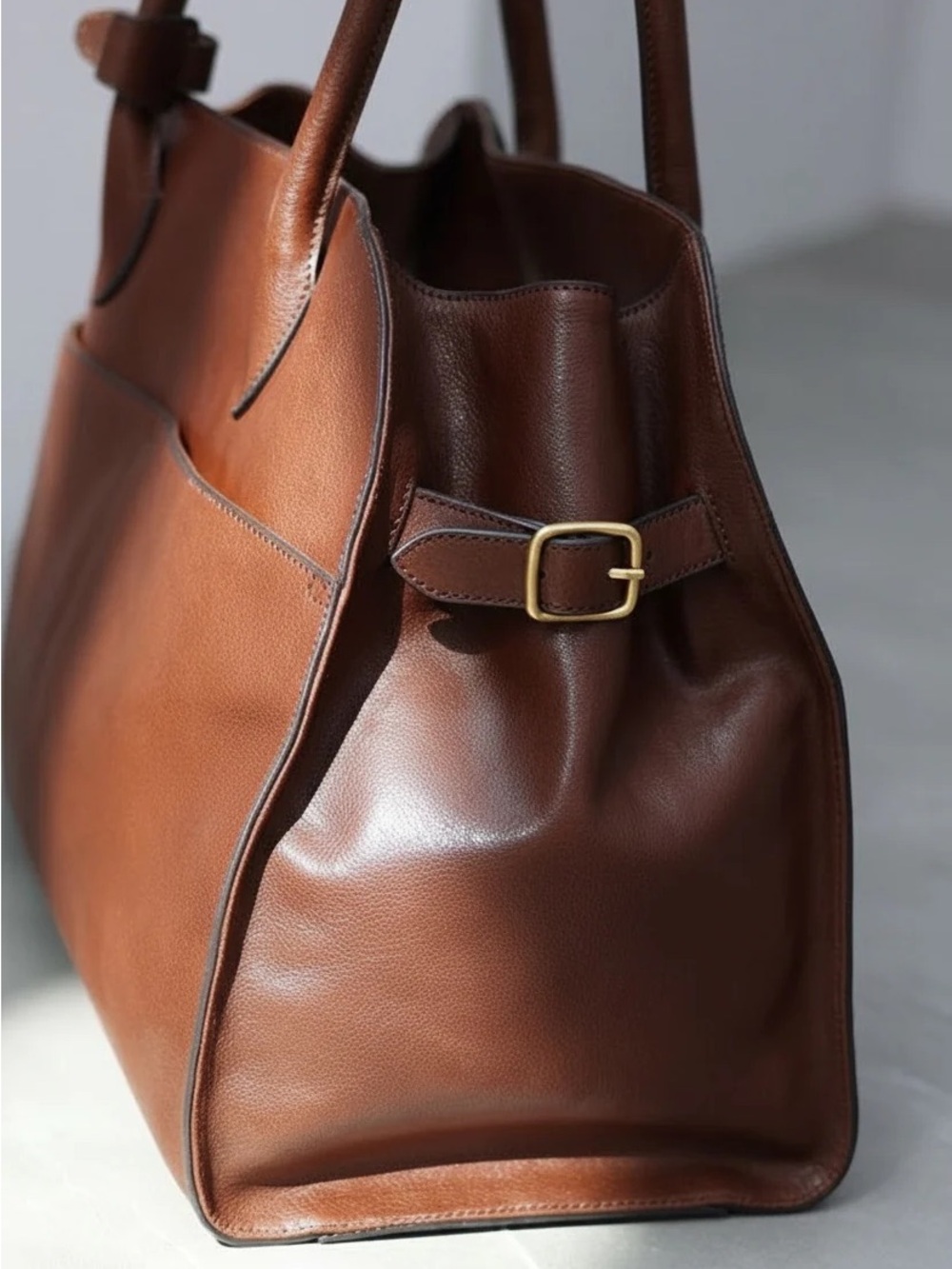 Atorie jazz q cowhide Tote / Top-Handle Satchel new with tags - Picture 4 of 7